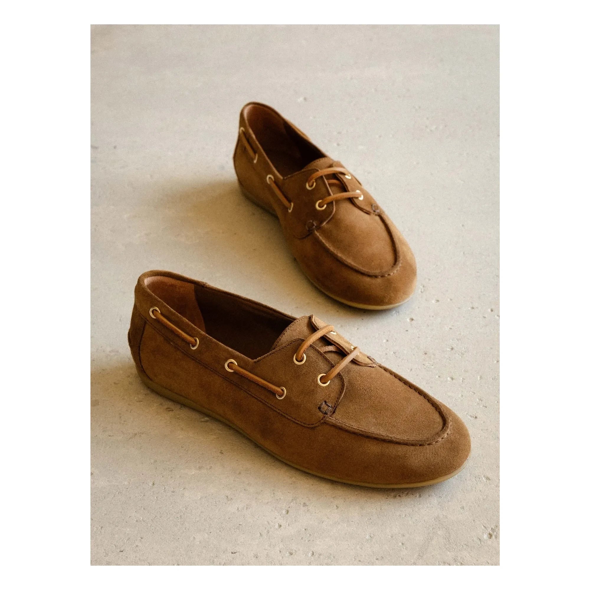 Bobbies - Betsy Wildleder Bootsschuhe | Camel