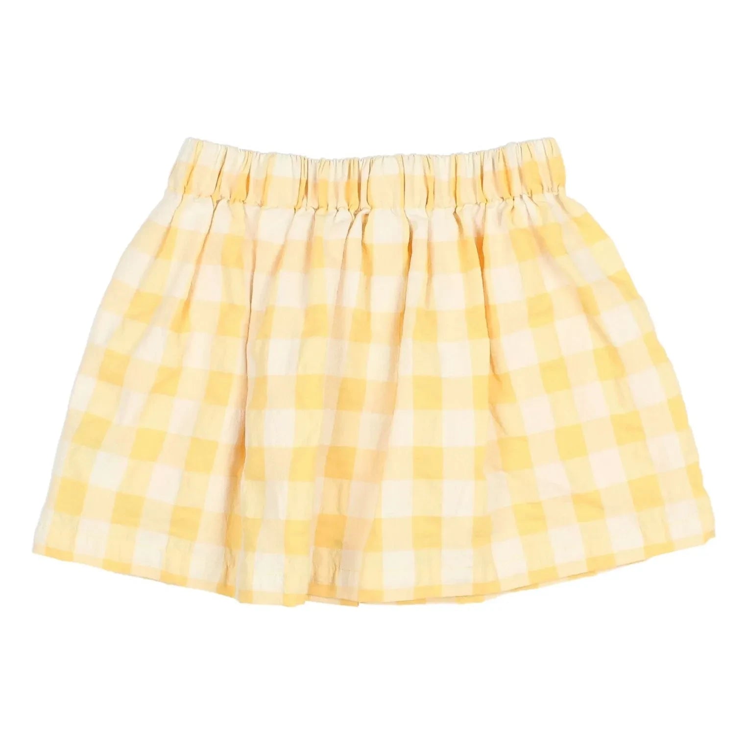 Búho - Gingham Seersucker Rock | Gelb