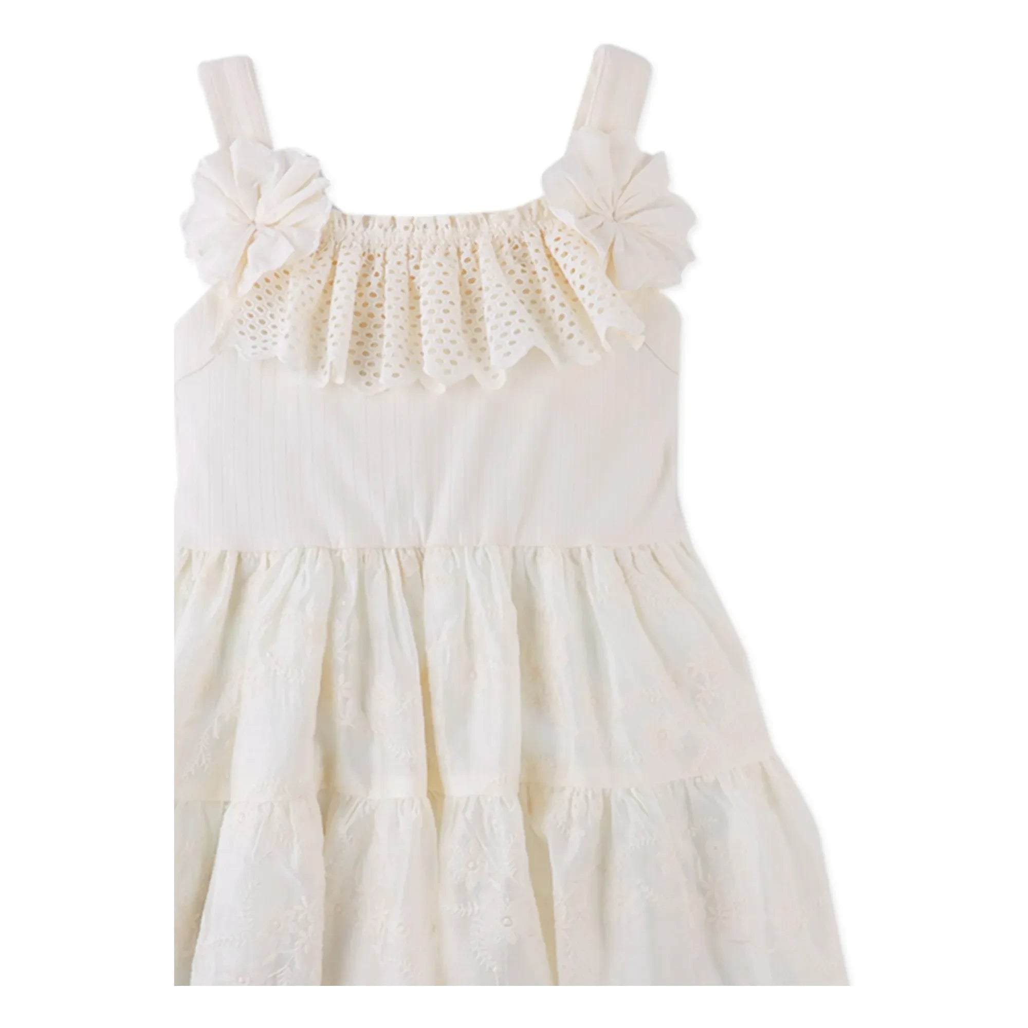 Gingersnaps - Addison Tencel-Kleid mit Volants | Ecru