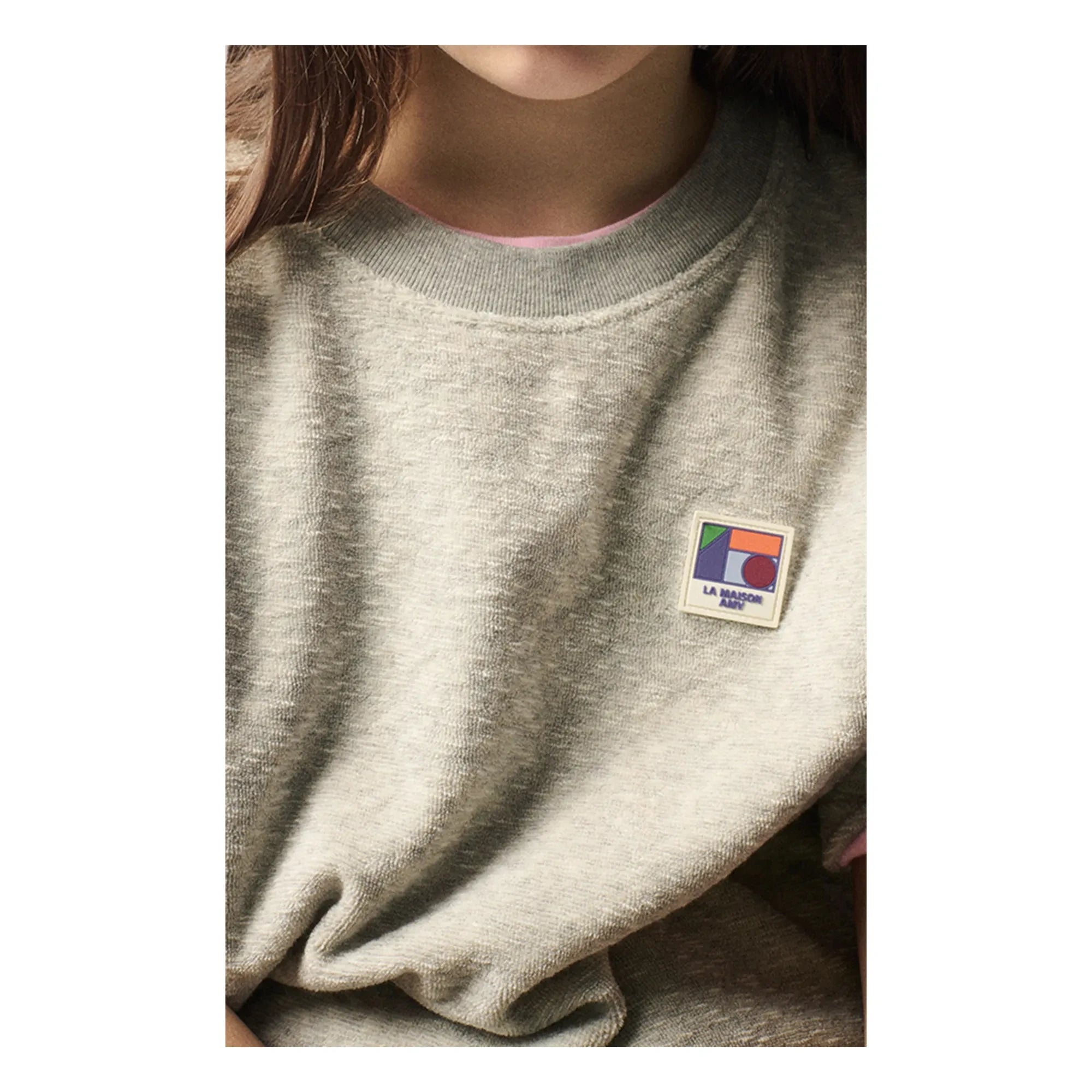 American Vintage – Heathergraues T-Shirt Dyt