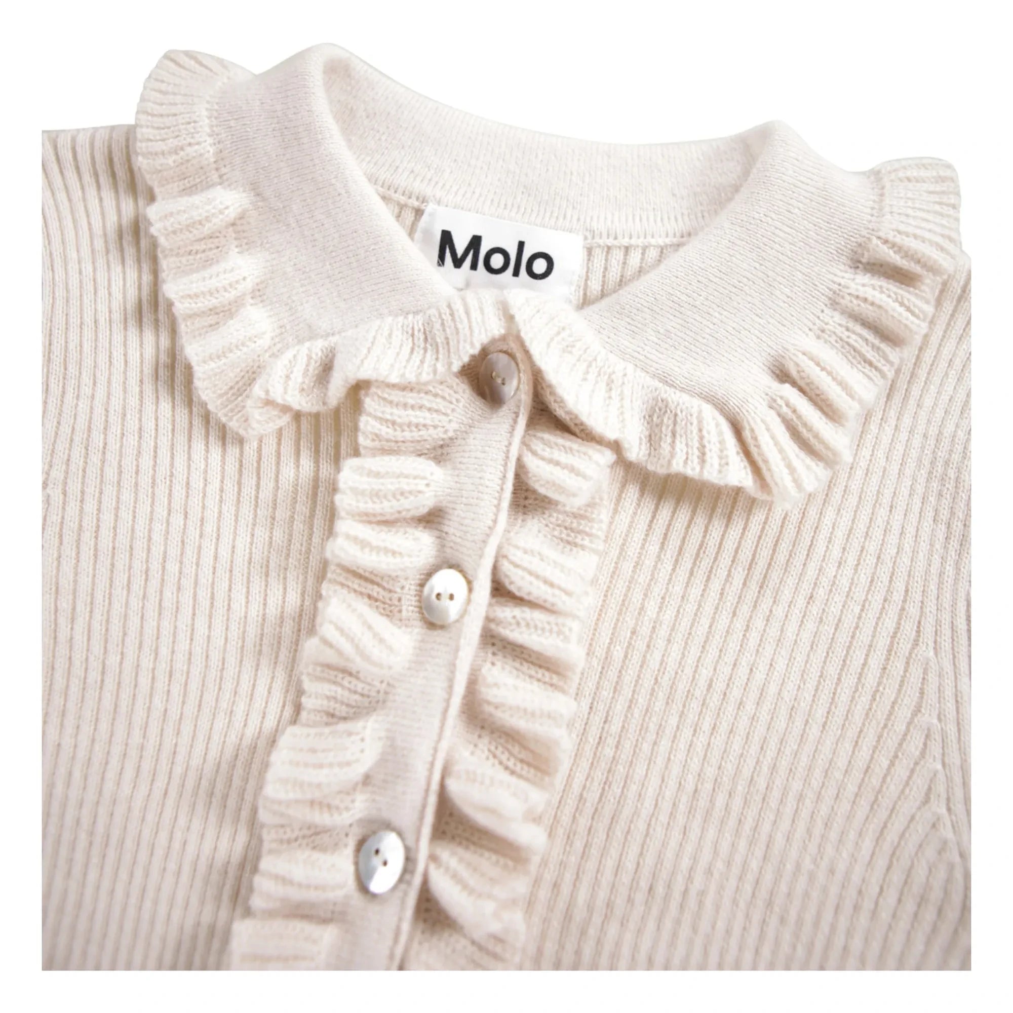 Molo – Gamora Strickjacke | Ecru