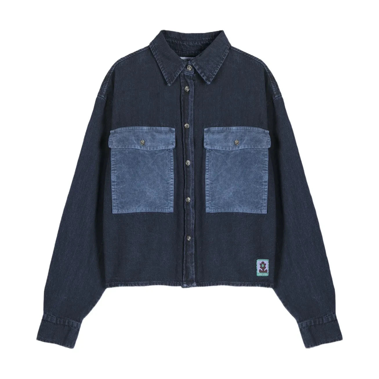 Bobo Choses - Denim Pamuklu Gömlek | Lacivert