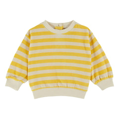 Emile et Ida - Gestreiftes Sweatshirt aus Bio-Baumwolle | Gelb