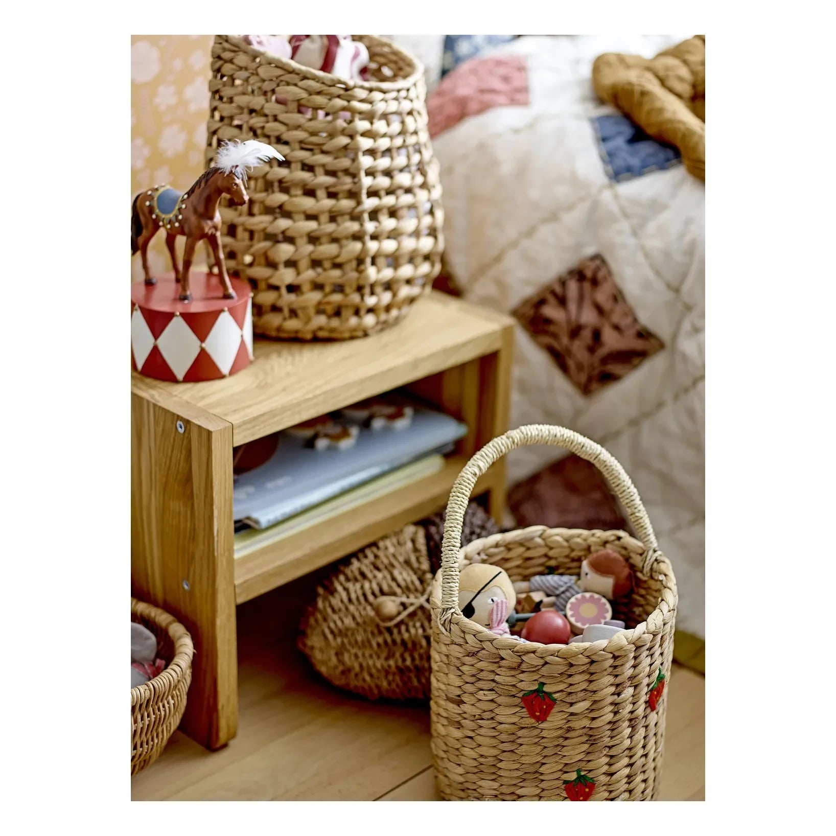 Bloomingville Mini - Flor Horse Süsleme | Kırmızı