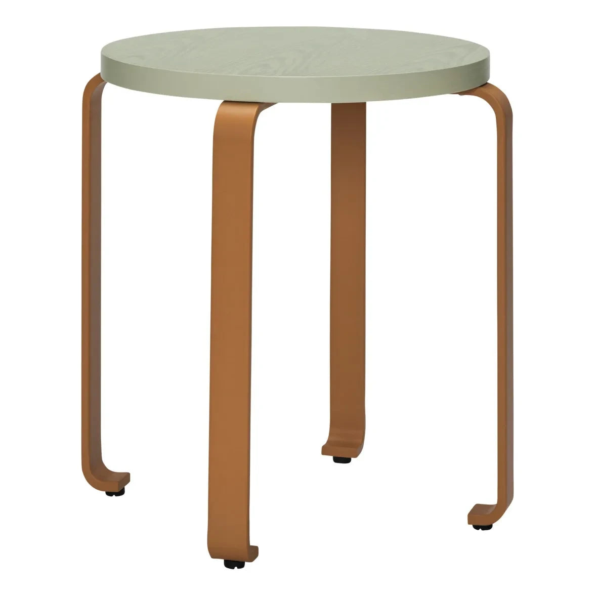 Hübsch - Smile Hocker | Orange Rouille