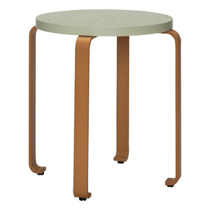 Hübsch - Smile Hocker | Orange Rouille