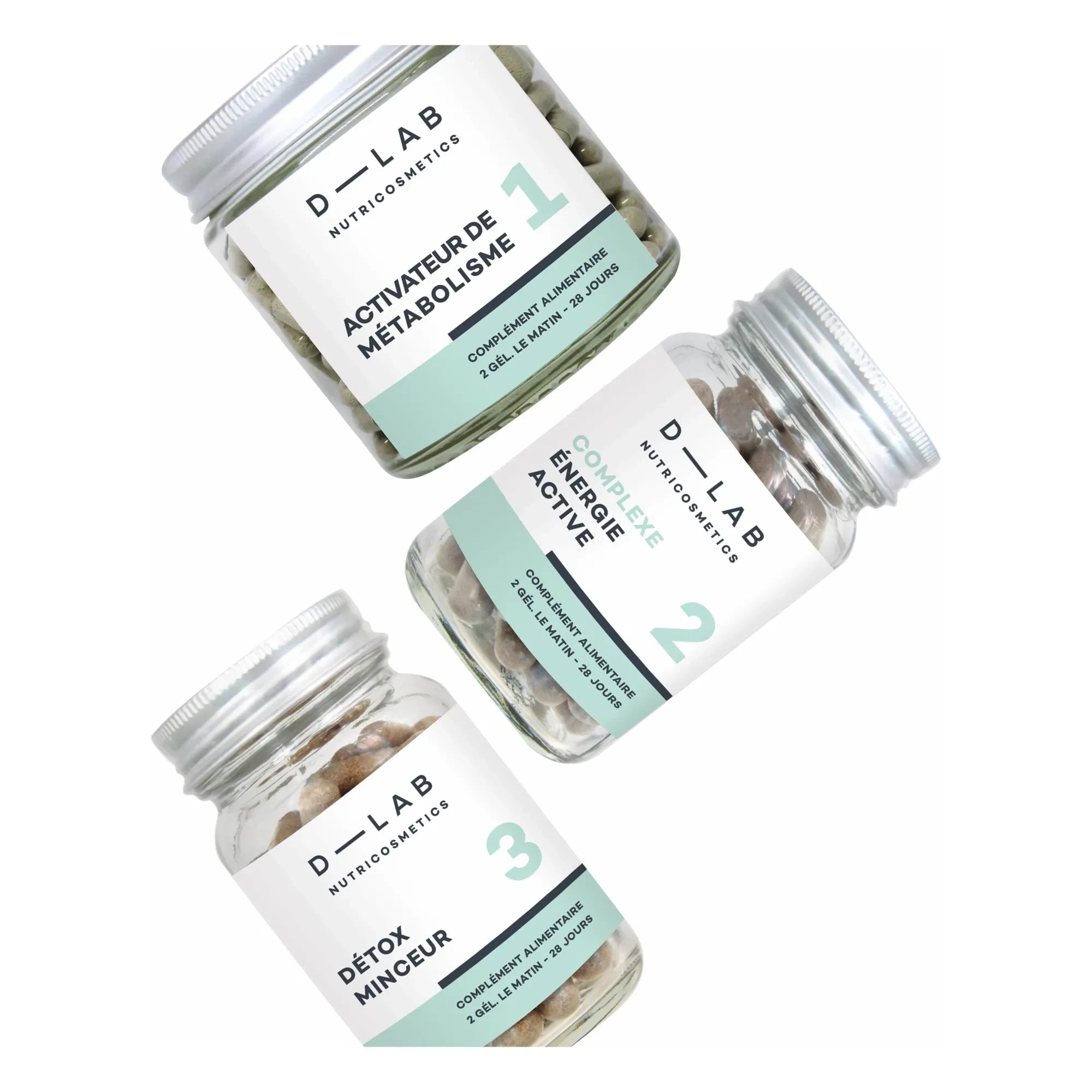 D-LAB NUTRICOSMETICS - Fettverbrennungsprogramm - 1 Monat