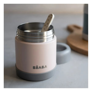 Béaba - Yalıtımlı Paslanmaz Çelik Yiyecek Saklama Kabı - 300 ml | Pembe