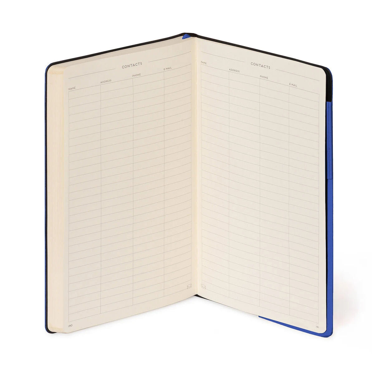 Legami - Notizbuch mit Blanko-Seiten und monochromem Softcover - Eklectic Blau - Mein Notizbuch