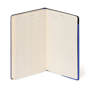 Legami - Notizbuch mit Blanko-Seiten und monochromem Softcover - Eklectic Blau - Mein Notizbuch