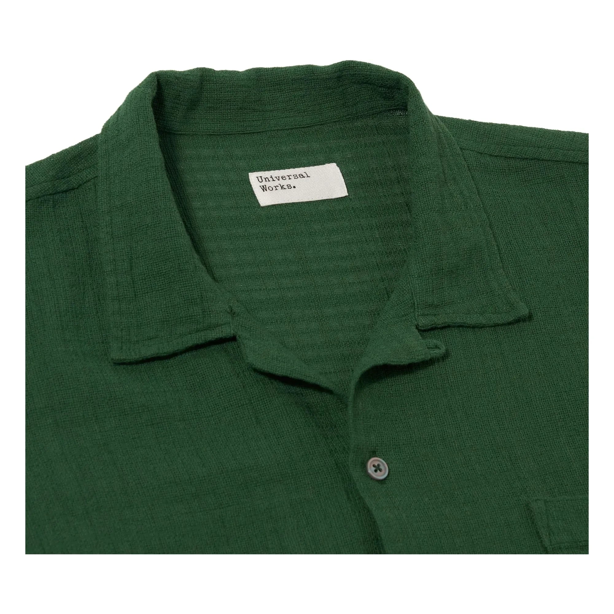 Universal Works - Chemise Road Pamuk | Yeşil