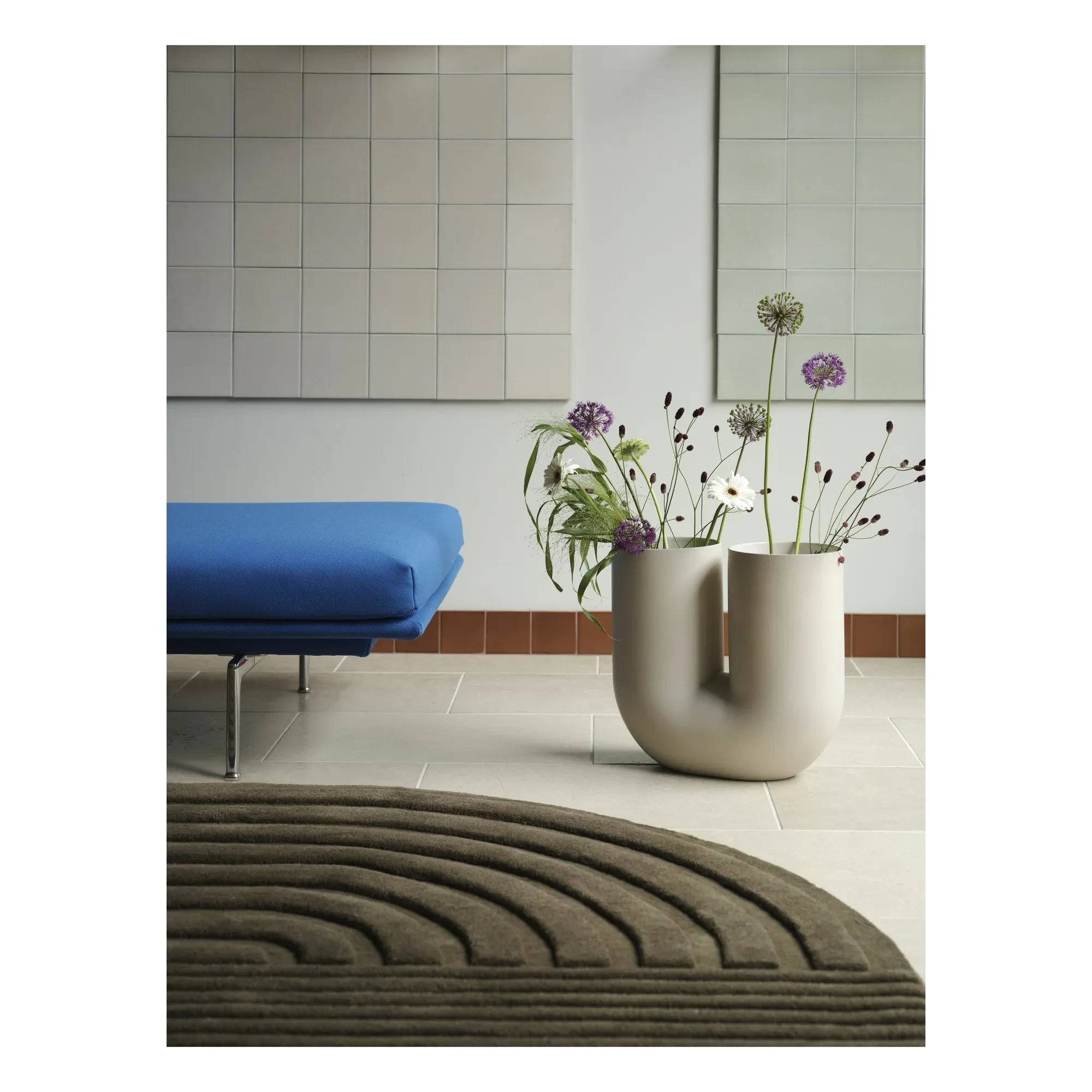 Muuto - Relevo Wollteppich, Studiopepe | Taupebraun