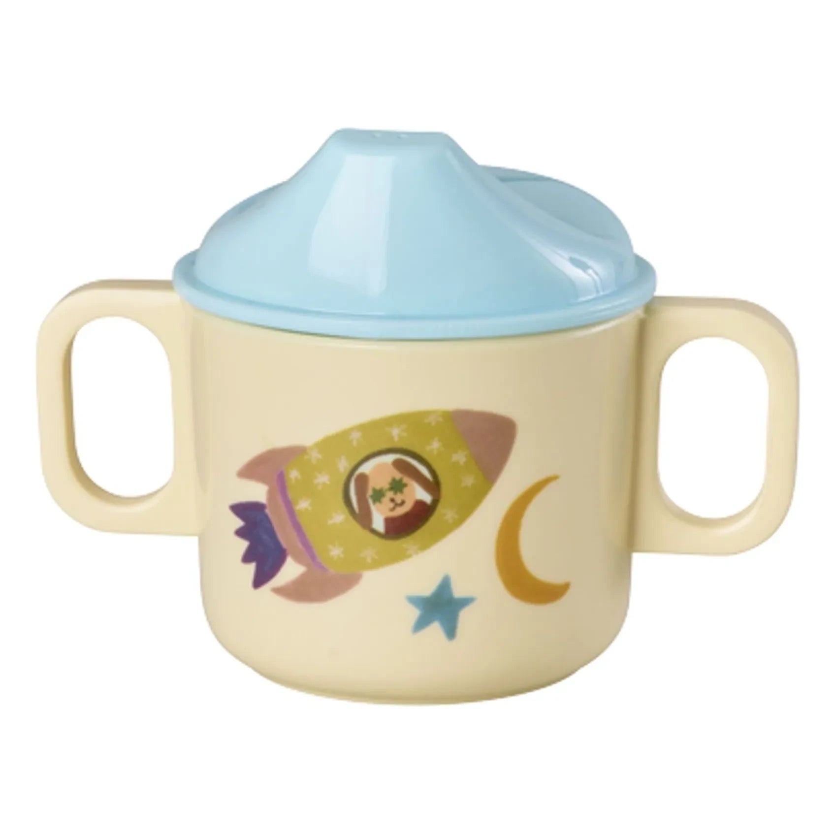 Rice - Chiens de l'Espace Melamin Brotdose | Blau