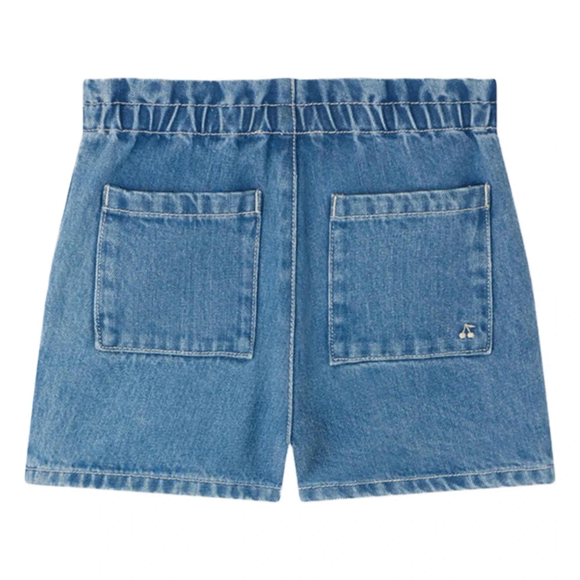 Bonpoint - Milly Jeans-Shorts Bio-Baumwolle | Blau