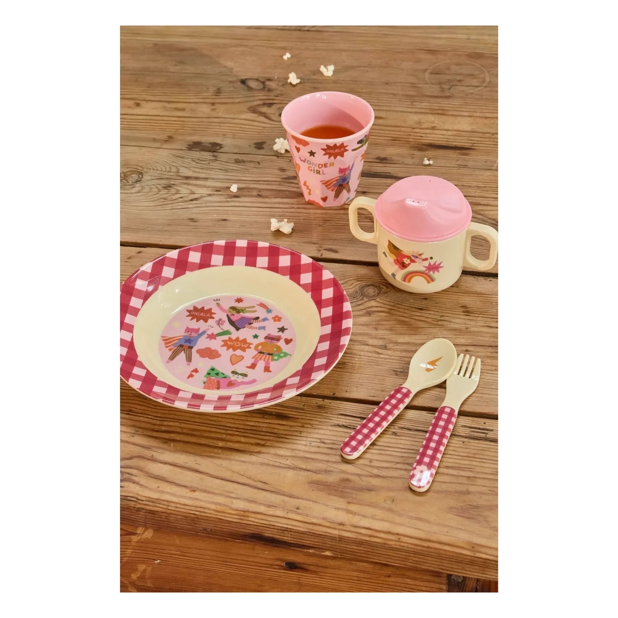 Rice - Héro Melamin Suppenteller | Rosa