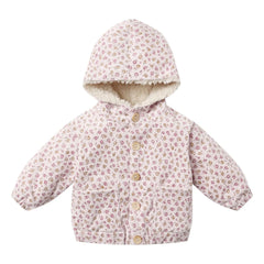 Quincy Mae - Fleurie Samt Bio-Jacke | Lila