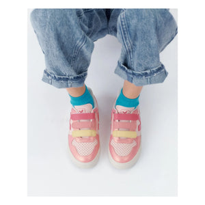 Veja - Scratch-Sneakers Kleine V-10 Leder | Pink