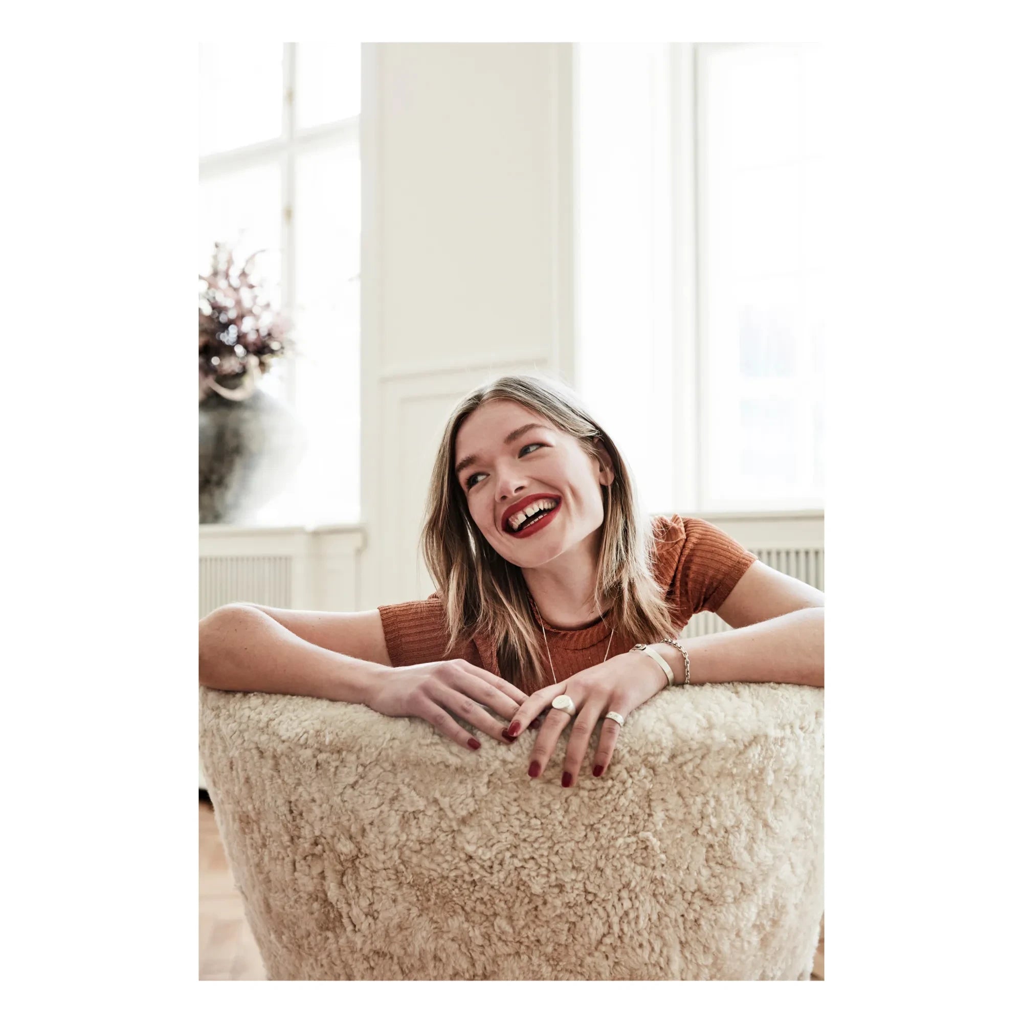 &Tradition - Little Petra VB1 Loungesessel | Ecru