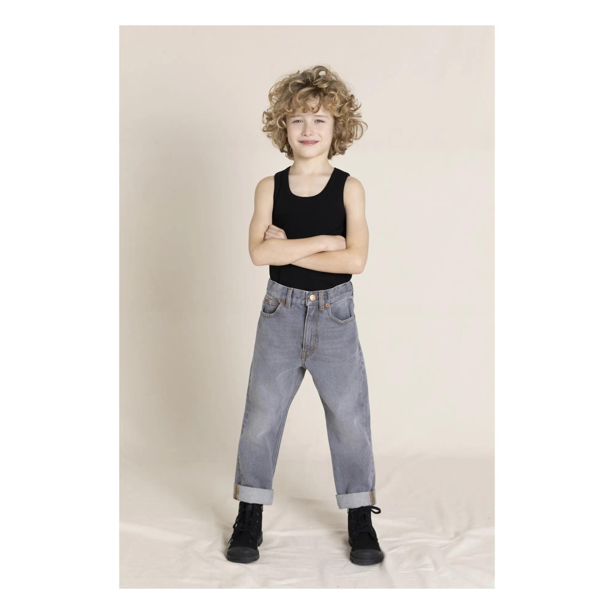 Finger in the nose - Ollibis Bol Jeans | Denim grau