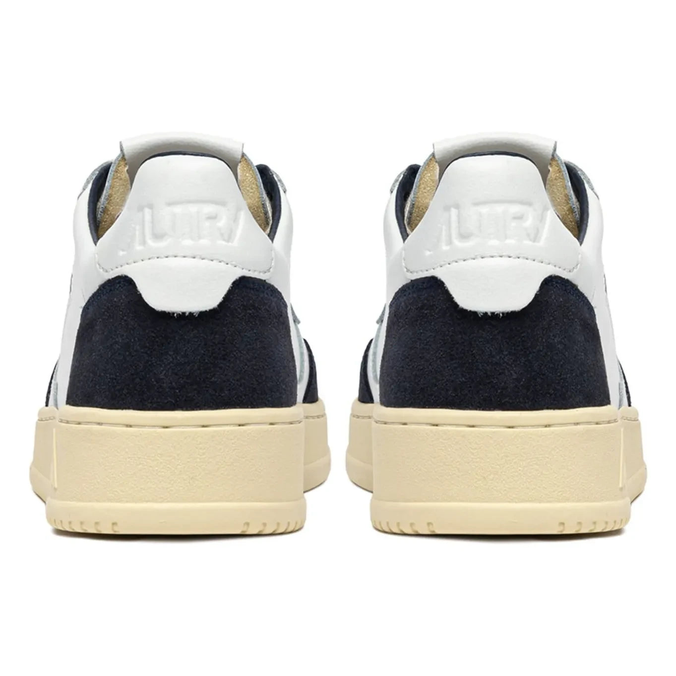 Autry - Medalist Low Leder und Wildleder Sneaker | Petrolblau