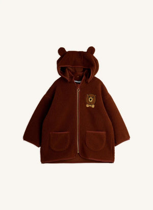 Mini Rodini - Sherpa Ayı Ceketi | Kahverengi