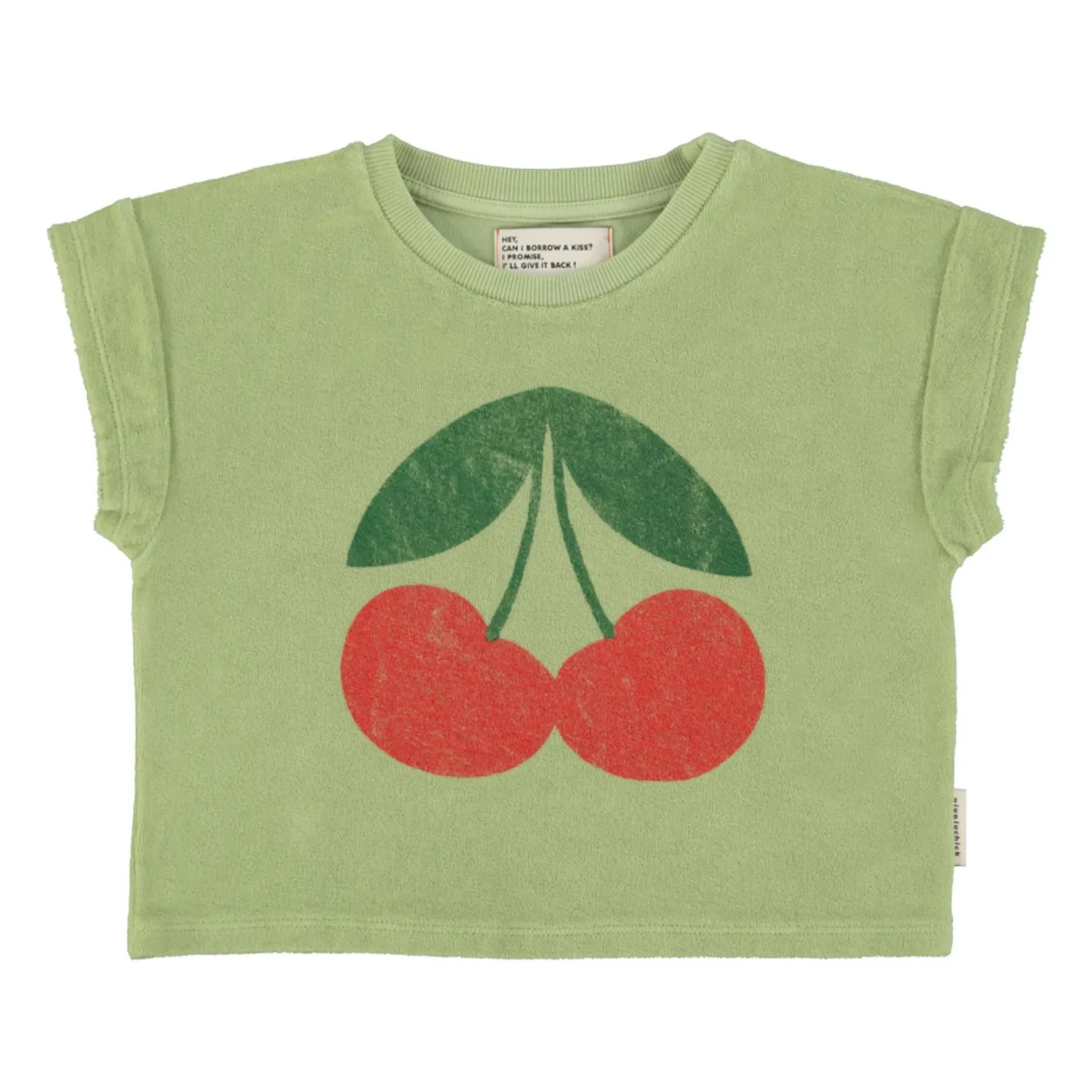Piupiuchick - Ma Chérie Bio-Baumwoll-Sponge-Shirt | Olive