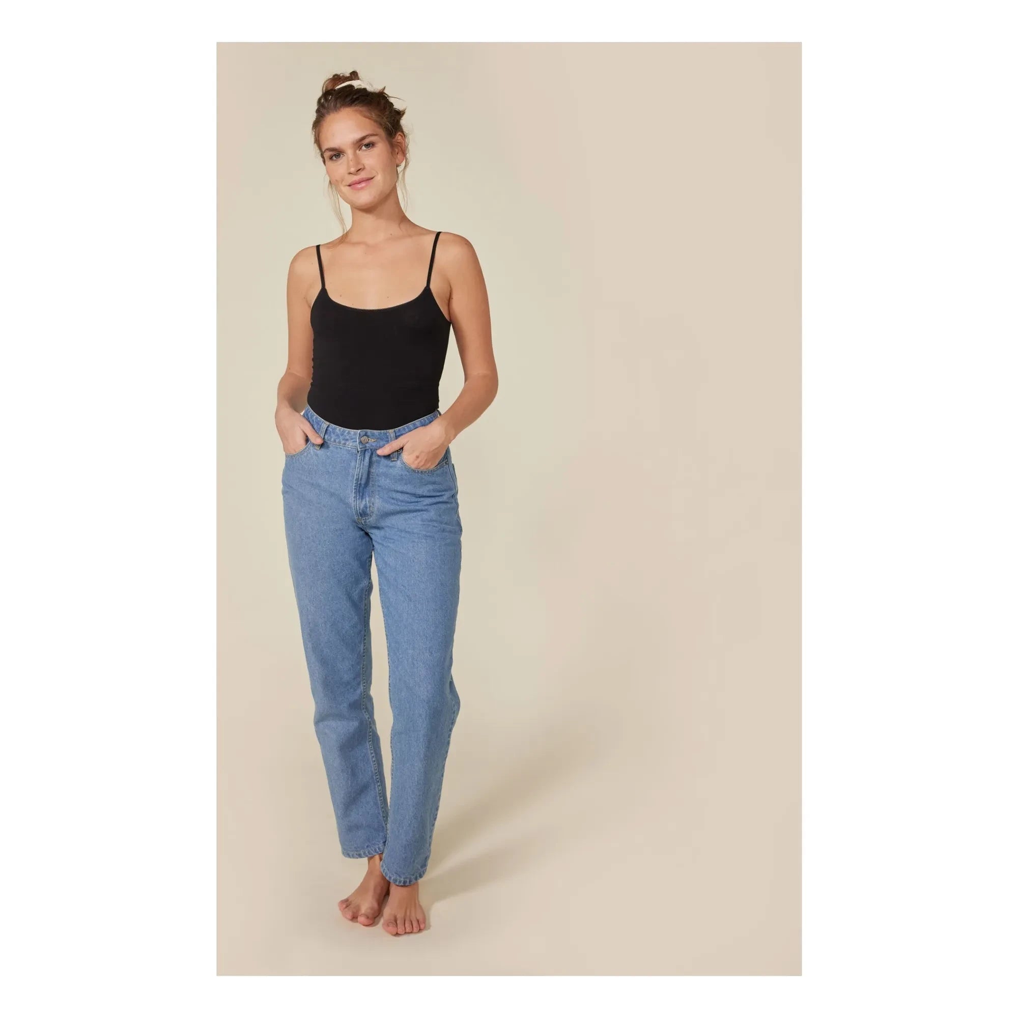 Petit Bateau – Body mit Spaghetti-Trägern – Damenkollektion | Schwarz