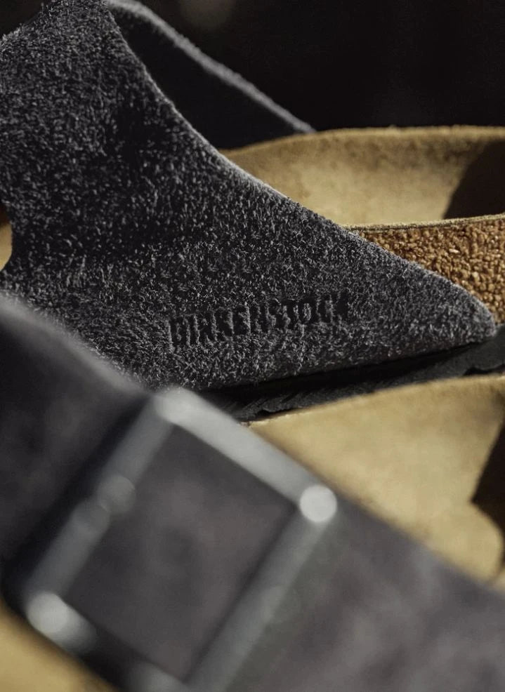 BIRKENSTOCK - Arizona Süet Sandalet | Koyu gri