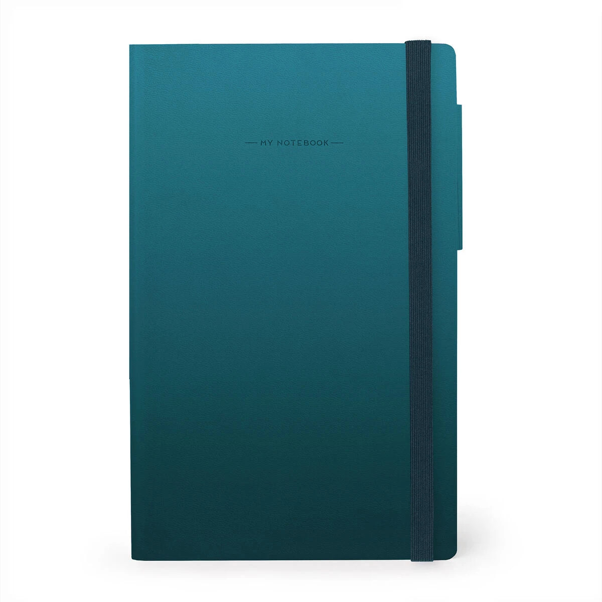Legami - Gepunktetes Notizbuch mit Monochromem Softcover - Dunkeltürkis - Mein Notizbuch