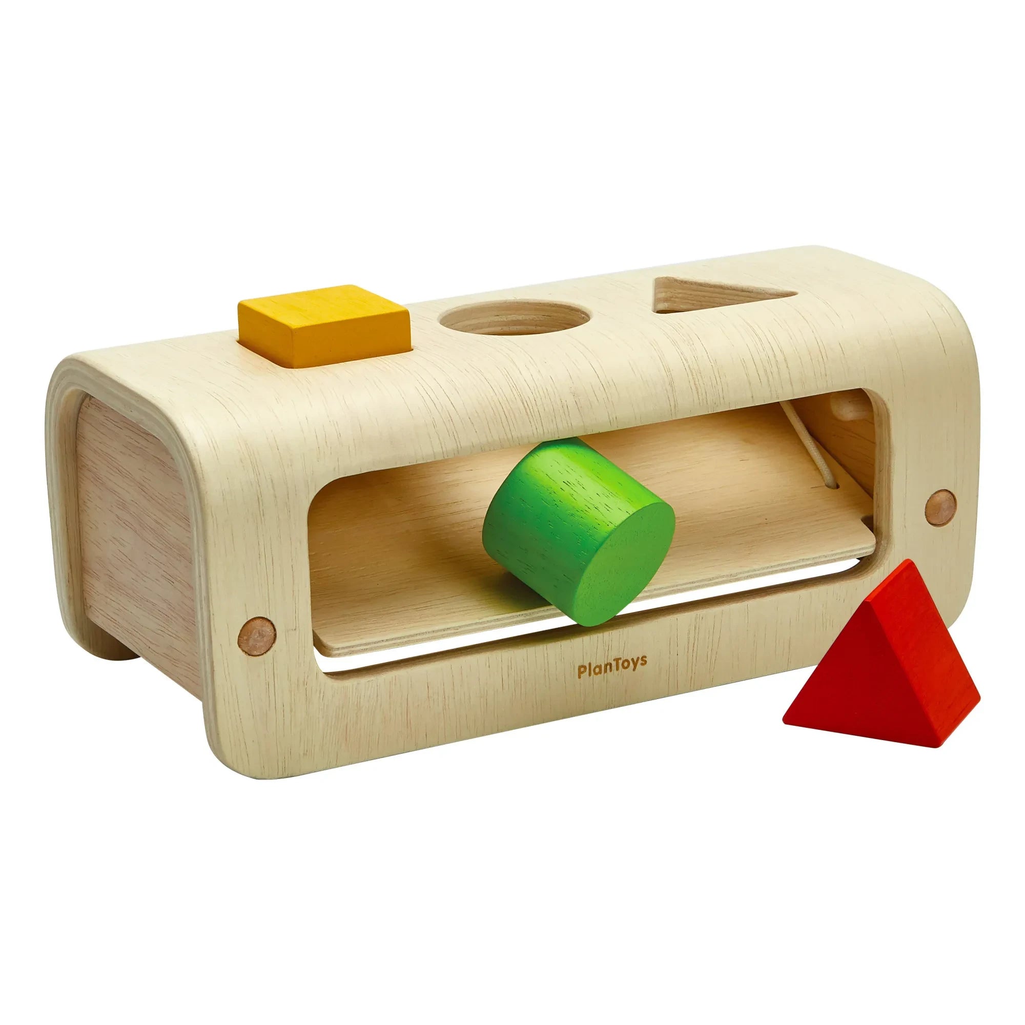 Plan Toys - Sortierbank 3 Formen Naturholz