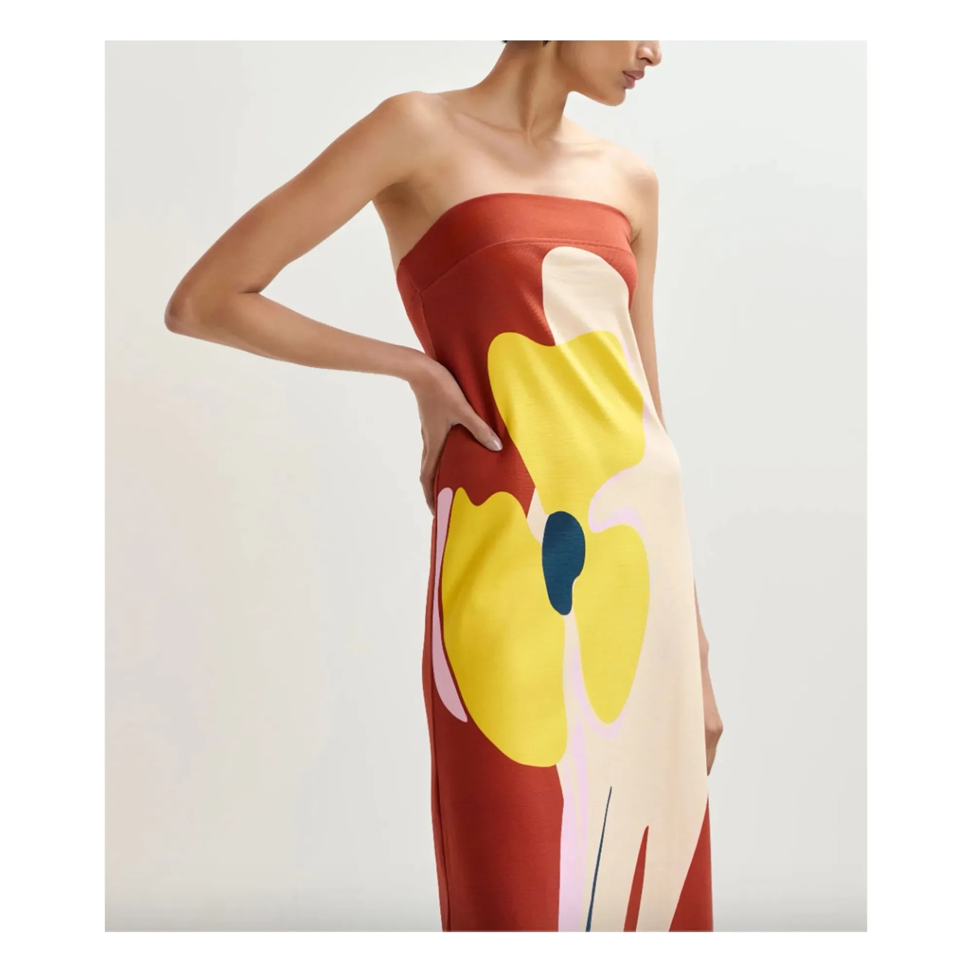Essentiel Antwerp - Jannick Baumwollkleid | Ziegelrot