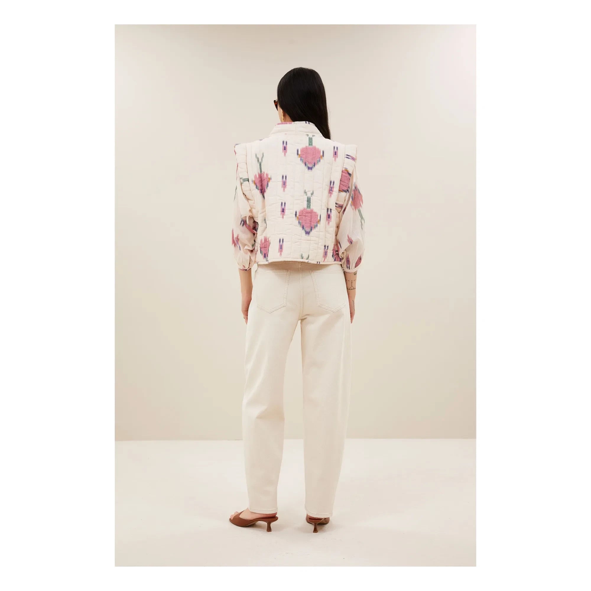 By Bar - Isla Ikat Baumwolljacke | Ecru