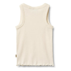 Wheat - Minka Bio-Baumwoll-Ripp-Tanktop | Elfenbein