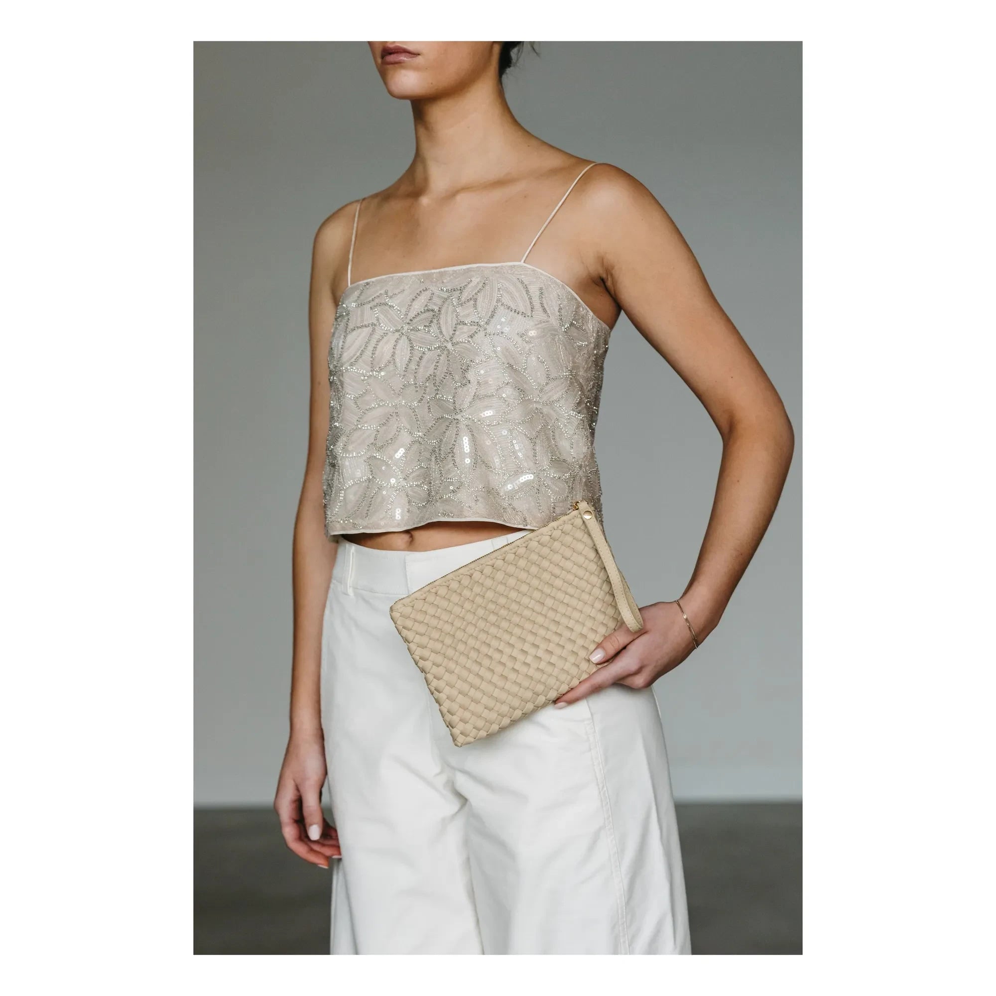Marrea - Marrea Clutch-Tasche | Beige