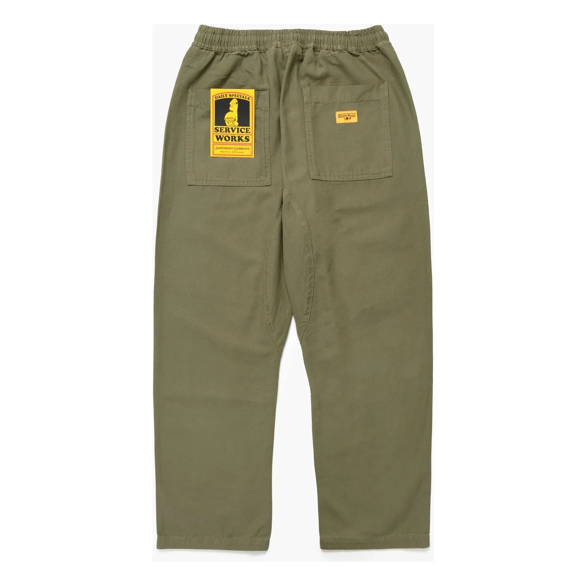 Service Works - Classic Chef Pants aus Bio-Baumwolle | Olivgrün