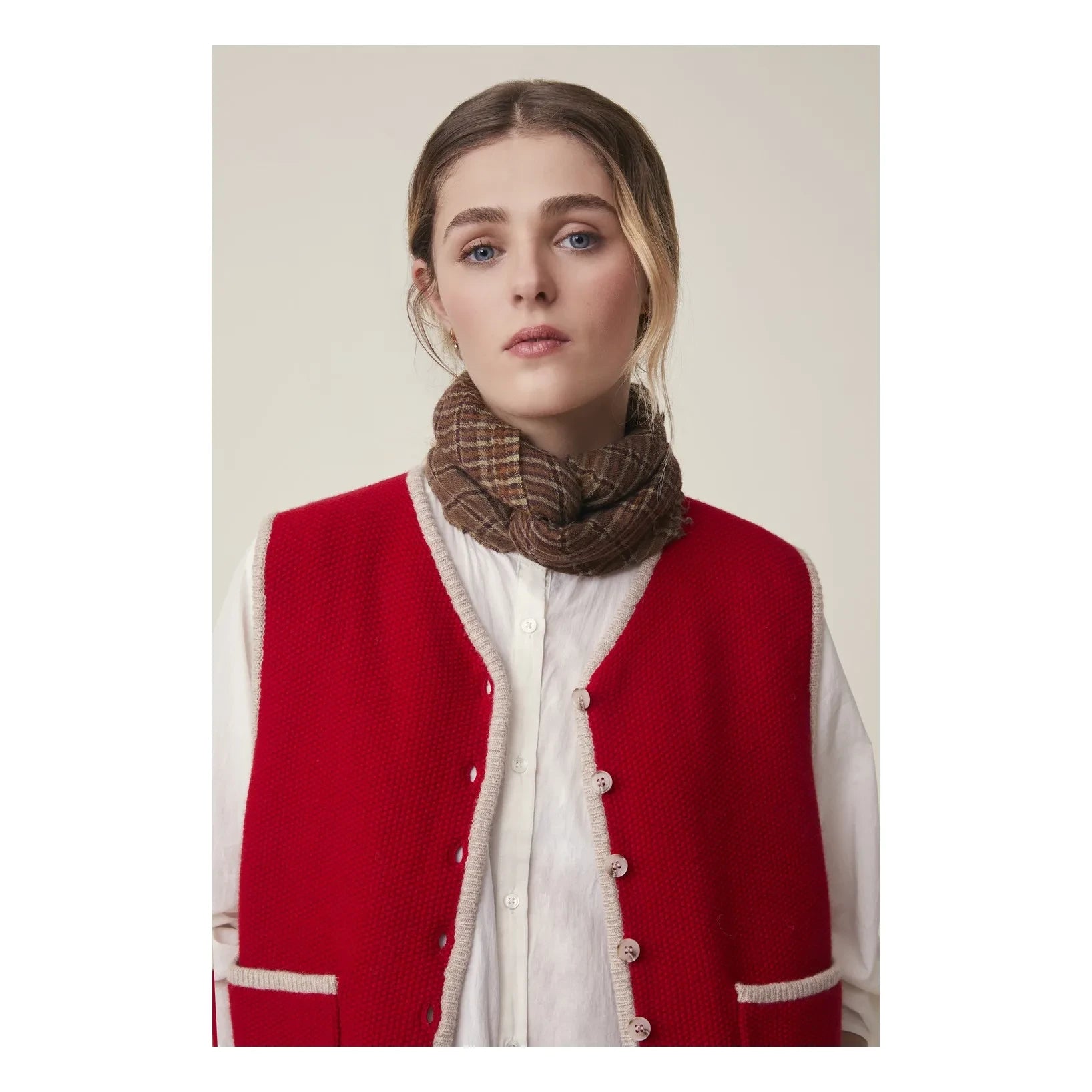 Moismont - Corneille Atkı No. 852, Yün | Kahverengi
