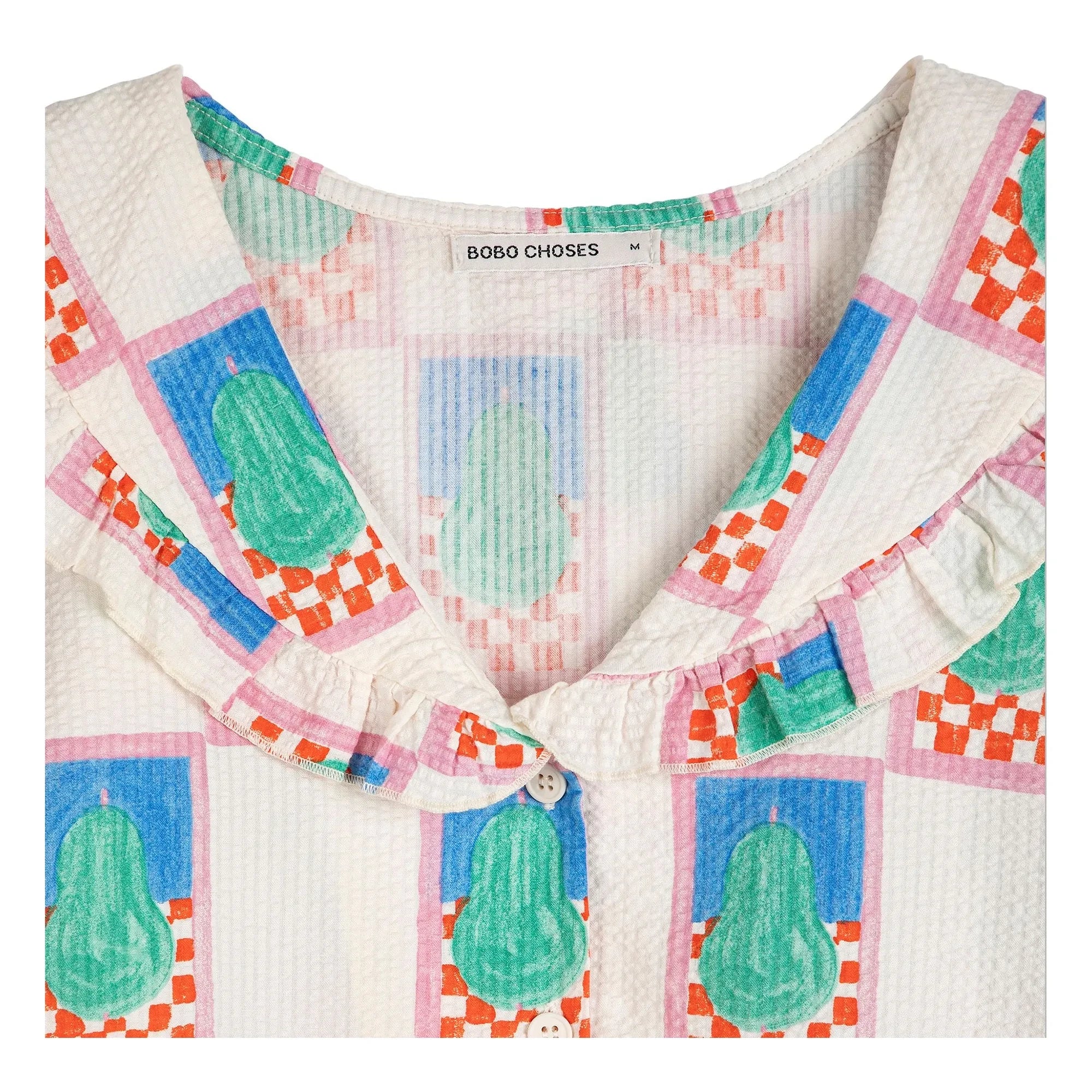 Bobo Choses - Perlbaumwollhemd | Creme