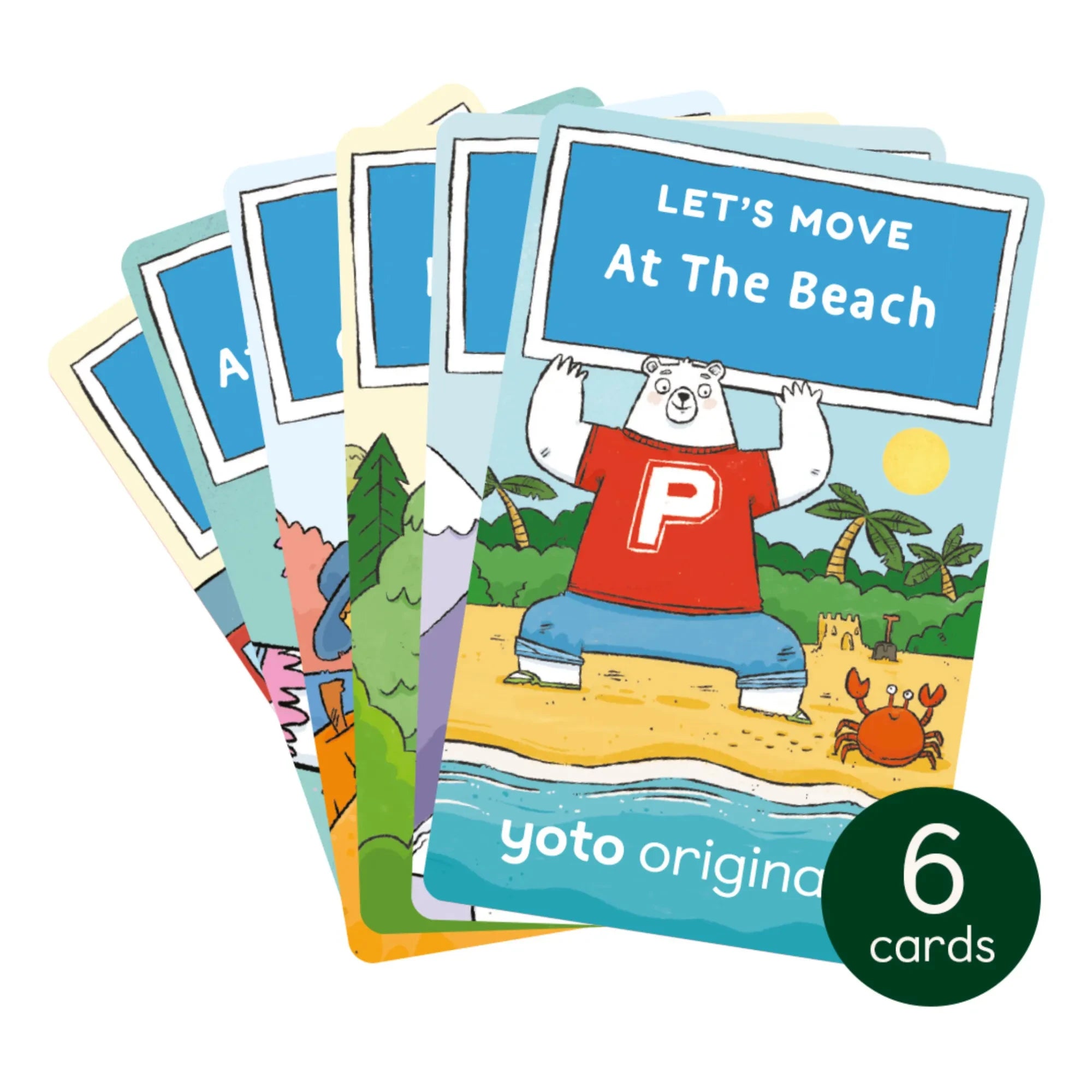 Yoto Player - Yoto Let's Move Urlaubskarten - 6er-Pack