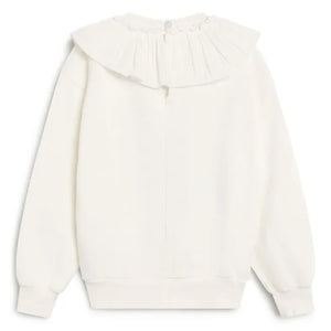 Die neue Gesellschaft – Beyaz Row Peter Pan Yaka Sweatshirt