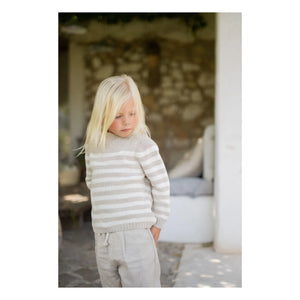 1+ in the family - Xaloc Leinenpullover | Beige