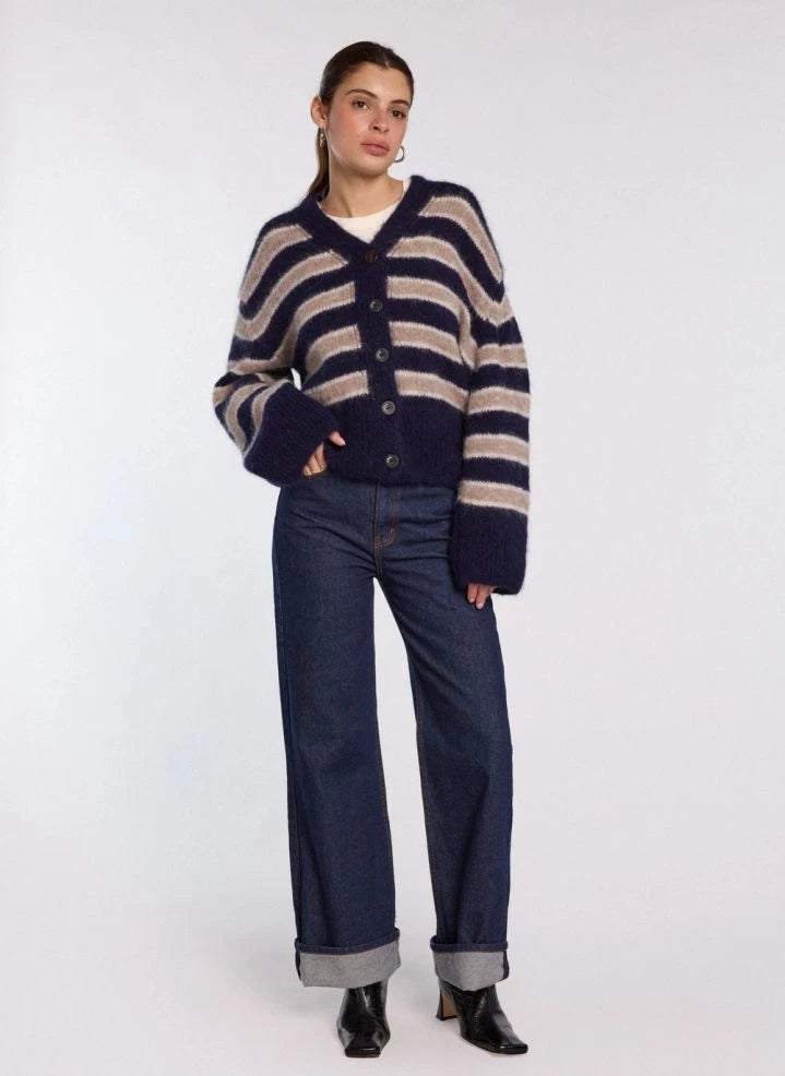 Nitah - Michel Strickjacke | Blau