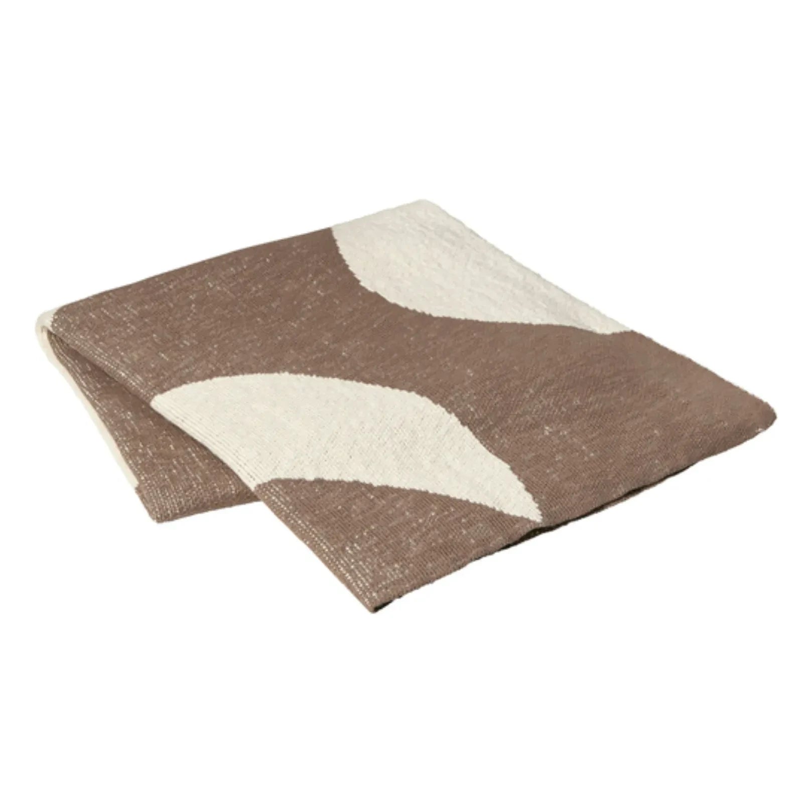 Broste Copenhagen - Maren Baumwoll-Plaid | Eisbraun