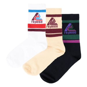 Repose AMS - Set mit 3 Paar Repose-Socken | Weiß