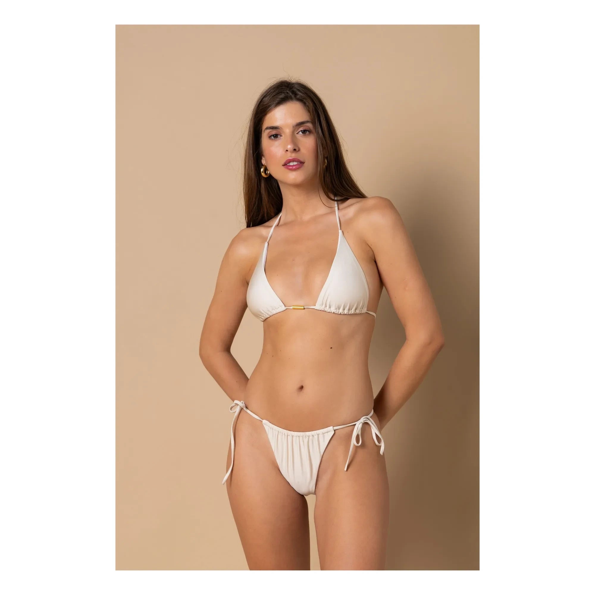 Alma Deia - Noué Mila Bottom | Schmutziges Weiß