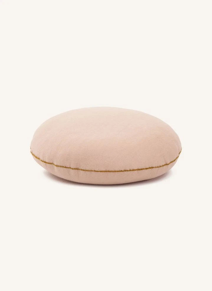 Muskhane - Chakra Bodenkissen, aus Filz gefertigt | Puderrosa