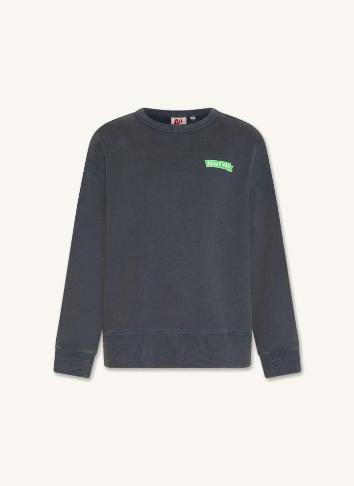 AO76 - Oscar Doggy aus recycelter Baumwolle Sweatshirt | Kohlegrau