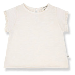 1+ in the family - Esparta Chiné T-Shirt | Ecru