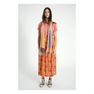 Sisters Department – Rock mit Blumenmuster | Rot