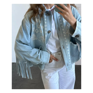 SISSEL EDELBO - Christer Jeansjacke | Blau