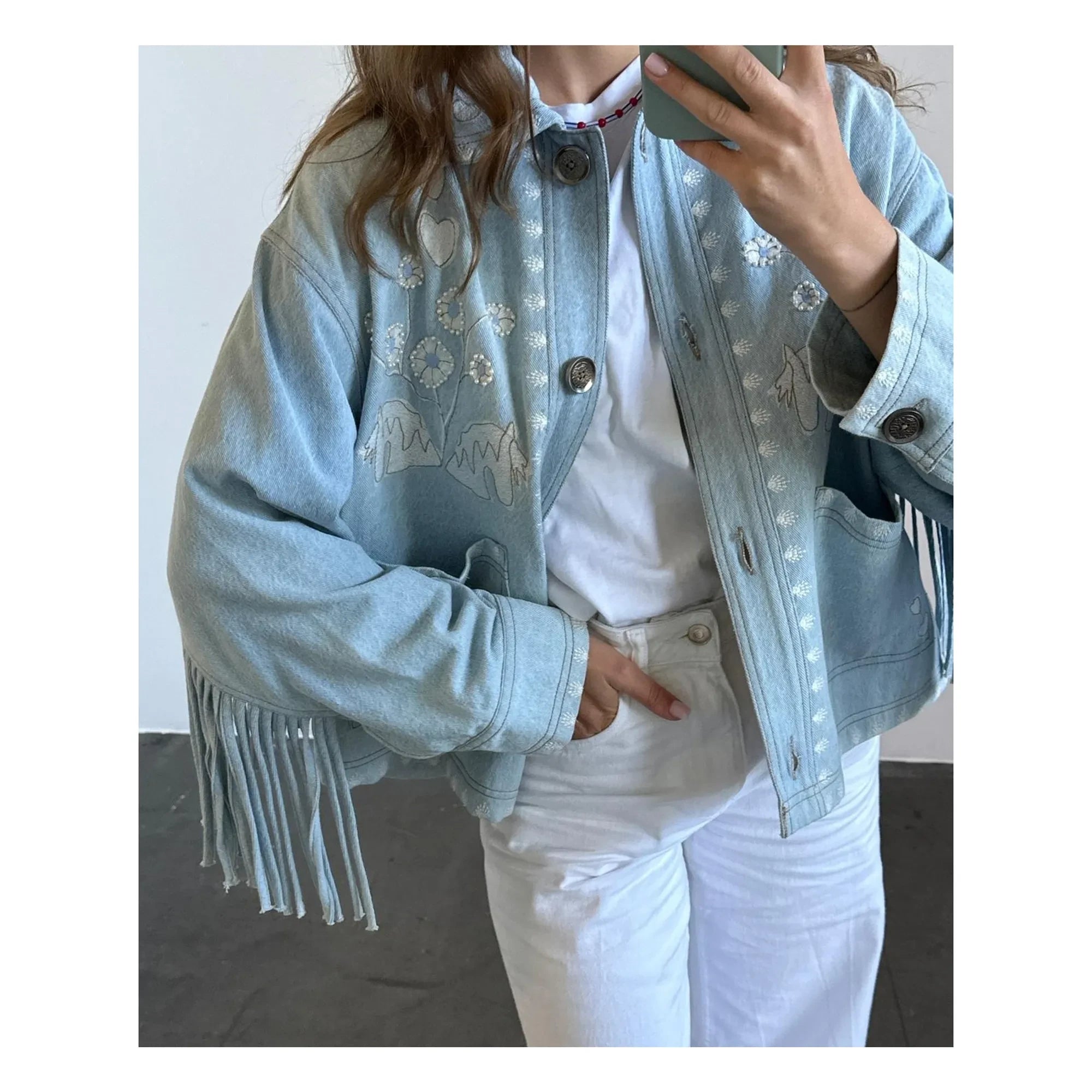 SISSEL EDELBO - Christer Jeansjacke | Blau
